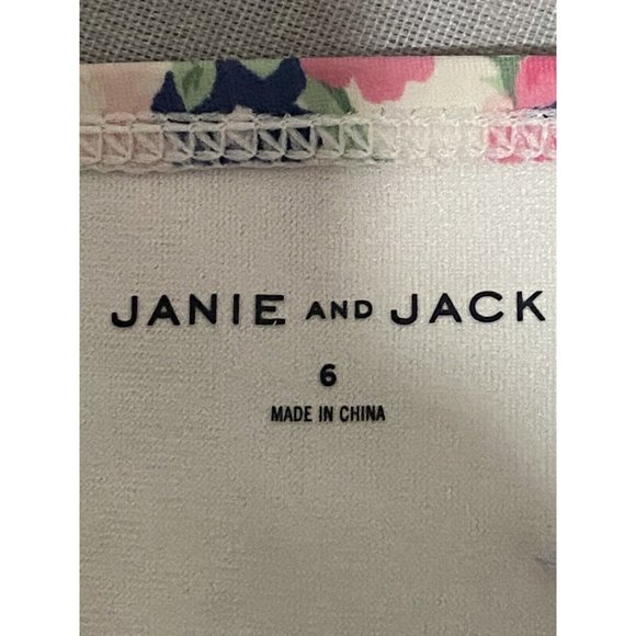 Janie And Jack Girls RuffleBikini Bottom Swim Flower Pattern, Size 6 - Picture 5 of 6